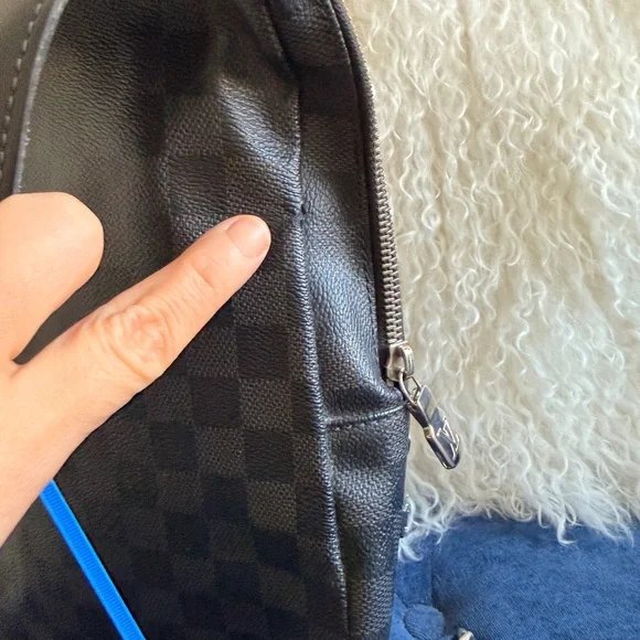 LOUIS VUITTON Avenue Sling Bag Damier Graphite Backpack shoulder - Picture 7 of 7